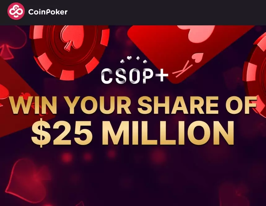 The CSOP Plus Tournament Series on CoinPoker